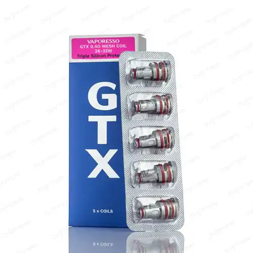 0.4ohm Mesh Coil Vaporesso® GTX Coils (5-Pack) - For PM30, PM80, Luxe, Swag