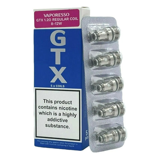 1.2ohm Mesh Coil Vaporesso® GTX Coils (5-Pack) - For PM30, PM80, Luxe, Swag