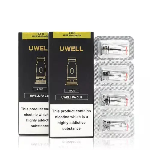 4x Uwell PA Coils 0.30ohm Uwell Crown D Pod Kit 1100mAh - DTL & RDTL Pen Style