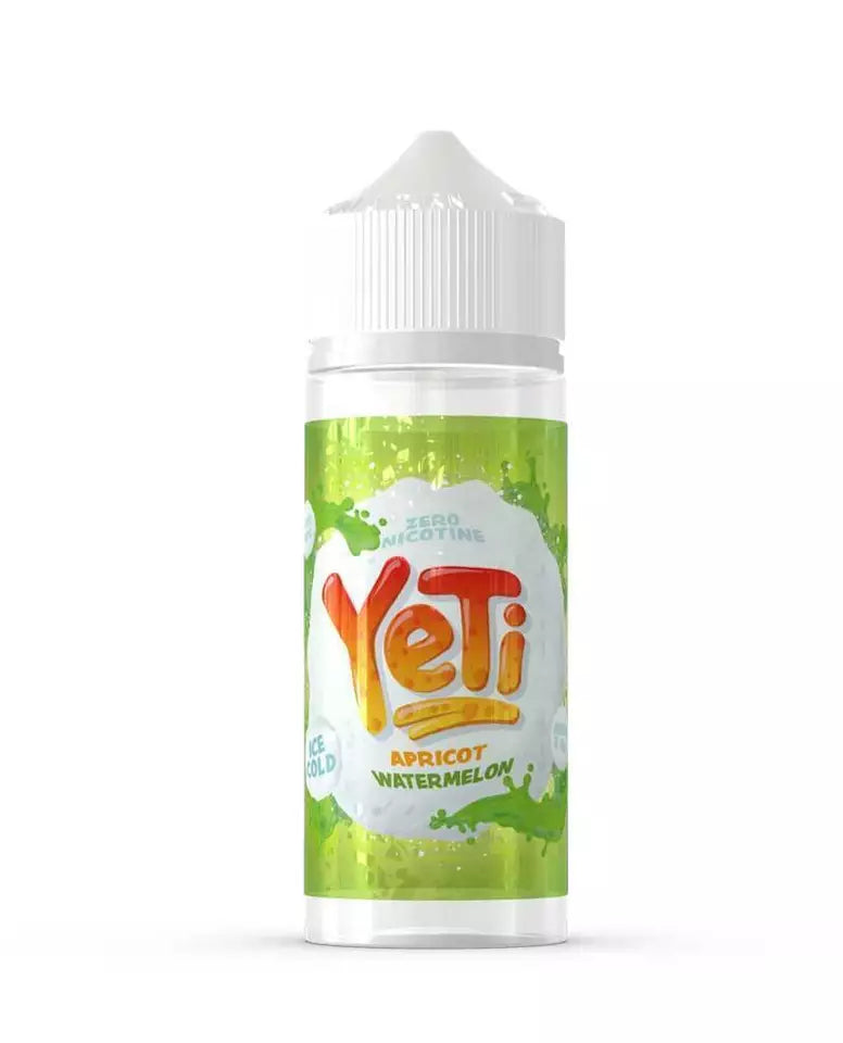 Apricot Watermelon YETI 100ML E-Liquid - Fruity Ice Cold Series 70VG/30PG 0mg/ml