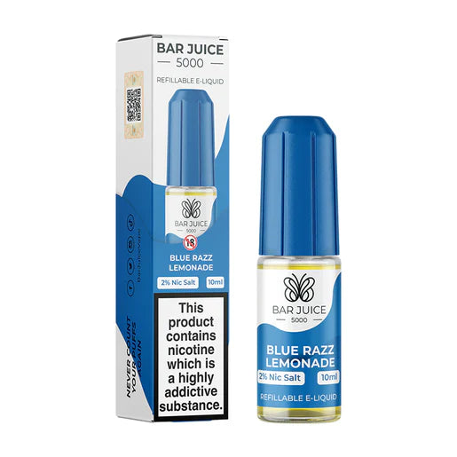 Blue Razz Lemonade Nic Salt E-Liquid by Bar Juice 5000