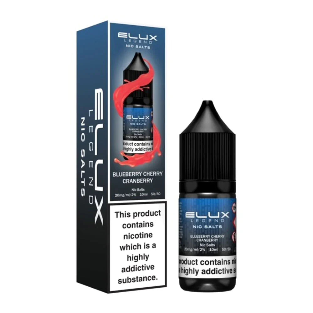 Elux Legend Nic Salt 10ml E Liquid 10mg | 20mg 50/50 VG/PG - Pack Of 10x