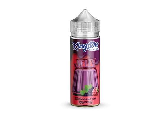 Jelly - Blackcurrant Raspberry Kingston 100ml Nicotine Free 0mg E Liquid VAPE Juice