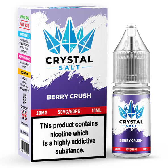 Berry Crush Crystal Salt Nic Salt E Liquid - 10ml | 10/20mg | 50/50 VG/PG