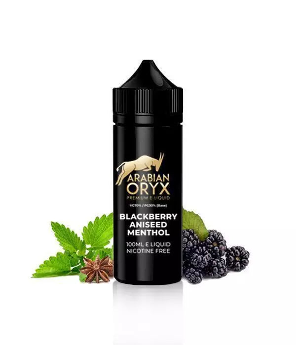 Blackberry Aniseed Menthol ARABIAN ORYX E Liquid 100ML | Premium 0mg Juice