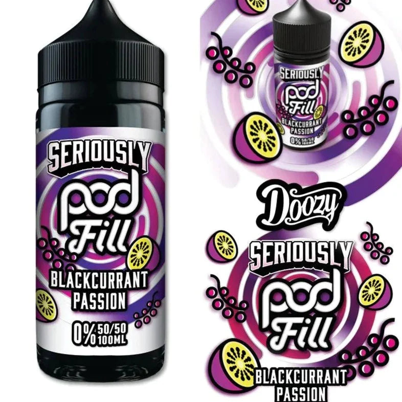 Seriously Pod 100ml E-Liquid by Doozy Vape - Free & Fast Dispatch