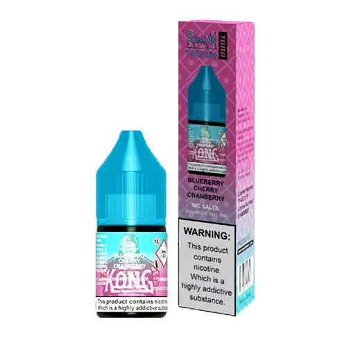 Blue Cherry Cranberry R&M Nic Salt E Liquid 10ml - 10mg/20mg