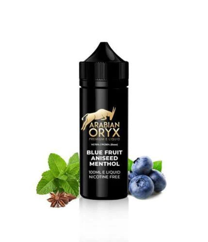 Blue Fruit Aniseed Menthol ARABIAN ORYX E Liquid 100ML | Premium 0mg Juice