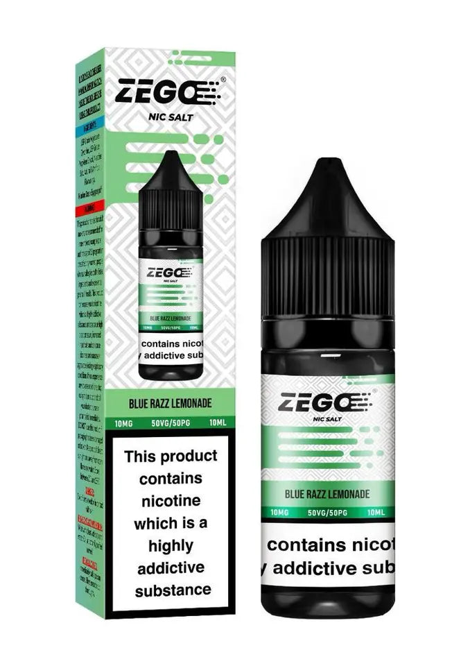 Blue Razz Lemonade Zego Nic Salt 10ml E-Liquid 10mg/20mg