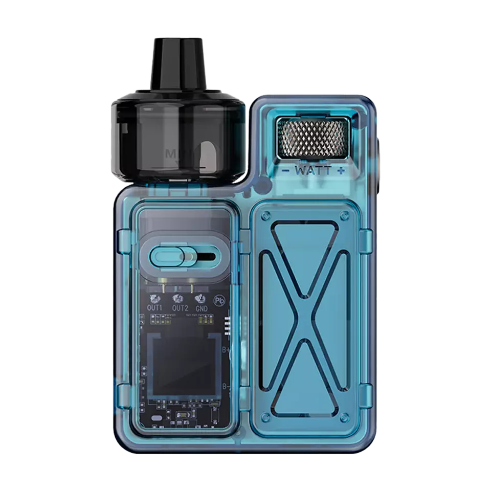 Blue Uwell Crown M Kit 35W 1000mAh 2ML Pod Mod with Twin Coils