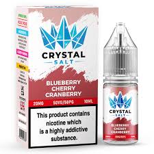 Blueberry Cherry Cranberry Crystal Salt Nic Salt E Liquid - 10ml | 10/20mg | 50/50 VG/PG