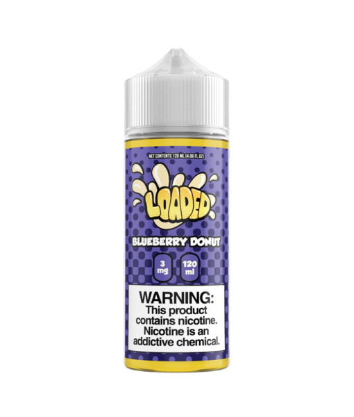 Blueberry Donut Loaded E-Liquid 120ml - Apple Fritter, Lemon Bar, Melon Milkshake