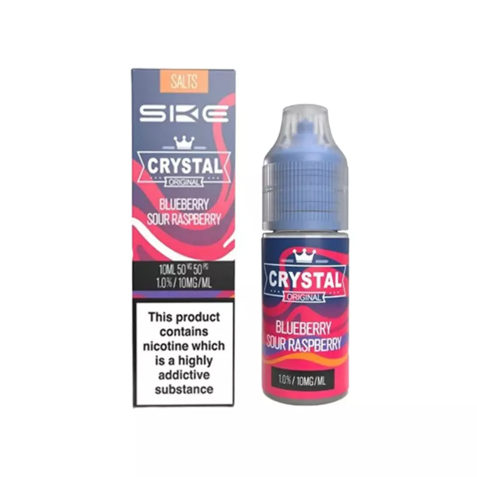 Blueberry Sour Raspberry SKE Crystal Nic Salt E Liquid 10ml - 10mg/20mg