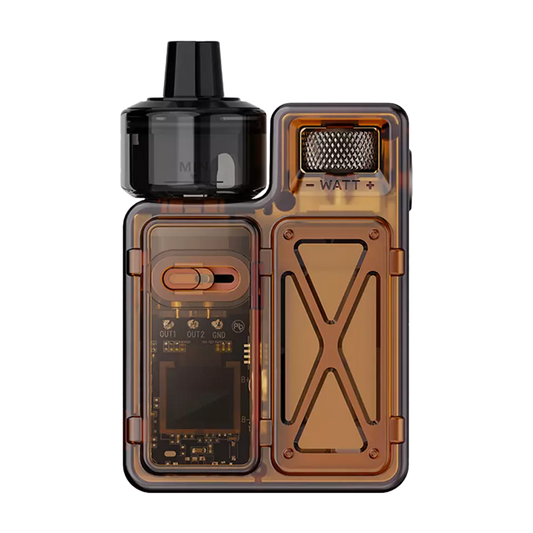 Brown Uwell Crown M Kit 35W 1000mAh 2ML Pod Mod with Twin Coils