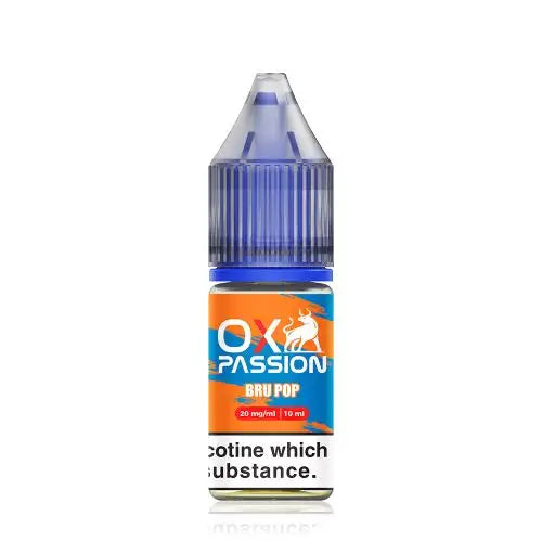 Bru Pop OXVA Ox Passion Nic Salt 10mg/20mg 10ML E-Liquid