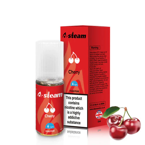 Cherry A-Steam 10ml Premium Vape Juice Variety Pack (10x)