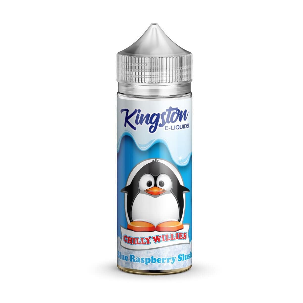 Chilly Willes - Blue Raspberry slush Kingston 100ml Nicotine Free 0mg E Liquid VAPE Juice