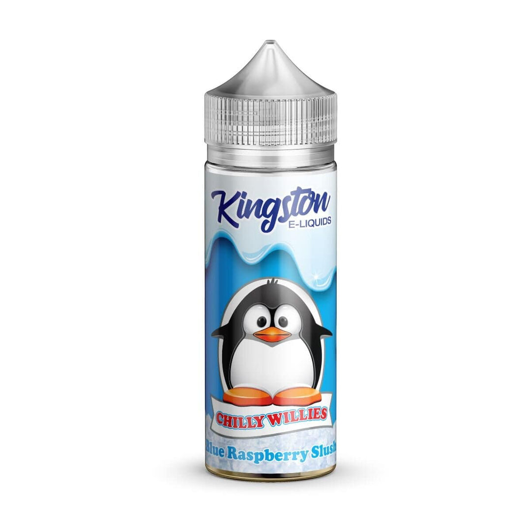 Chilly Willes - Blue Raspberry slush Kingston 100ml Nicotine Free 0mg E Liquid VAPE Juice