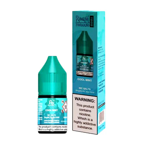 Cool Mint R&M Nic Salt E Liquid 10ml - 10mg/20mg