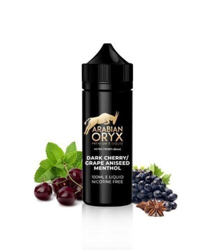 Dark Cherry / Grape Aniseed Menthol ARABIAN ORYX E Liquid 100ML | Premium 0mg Juice