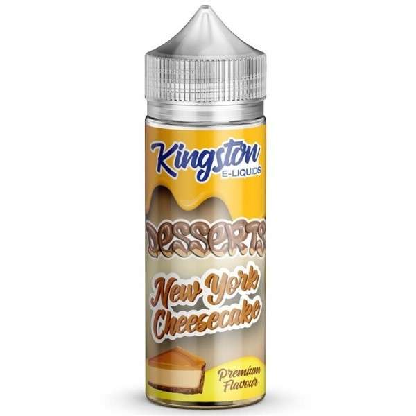 Dessert - New York Cheesecake Kingston 100ml Nicotine Free 0mg E Liquid VAPE Juice