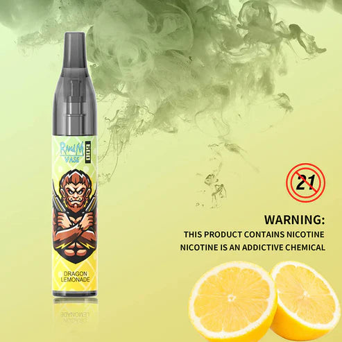 R&M VAPE 600 Puffs Dragon Lemonade Disposable Vape