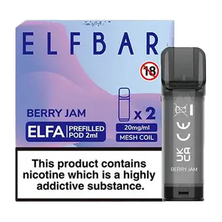 BERRY JAM ELF BAR ELFA PREFILLED POD