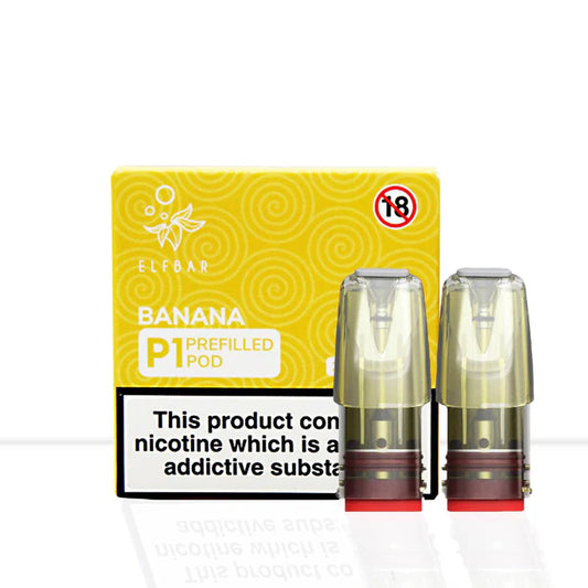 Banana Elf Bar Mate P1 Prefilled Pod