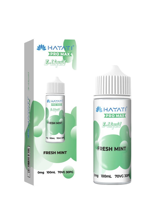 FRESH MINT HAYATI PRO MAX E-LIQUID 100ML NO NICOTINE