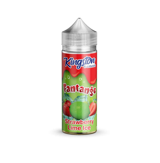 Fantango - Strawberry Lime Ice Kingston 100ml Nicotine Free 0mg E Liquid VAPE Juice