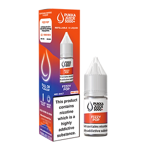 Fizzy Pop Pukka Juice 5000+ Nic Salt E-Liquid - 10ml, 10mg/20mg, Pack of 10