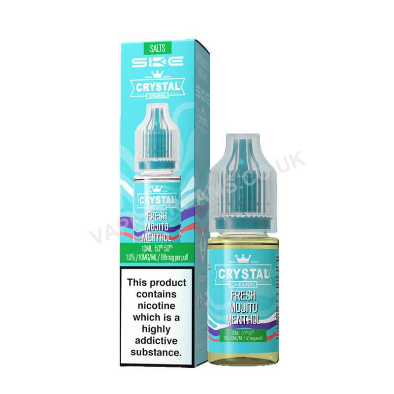 Fresh Menthol Mojito SKE Crystal Nic Salt E Liquid 10ml - 10mg/20mg