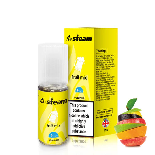 Fruit Mix A-Steam 10ml Premium Vape Juice Variety Pack (10x)