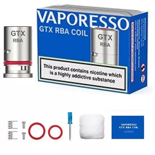 RBA 0.7hm Coil Vaporesso® GTX Coils (5-Pack) - For PM30, PM80, Luxe, Swag