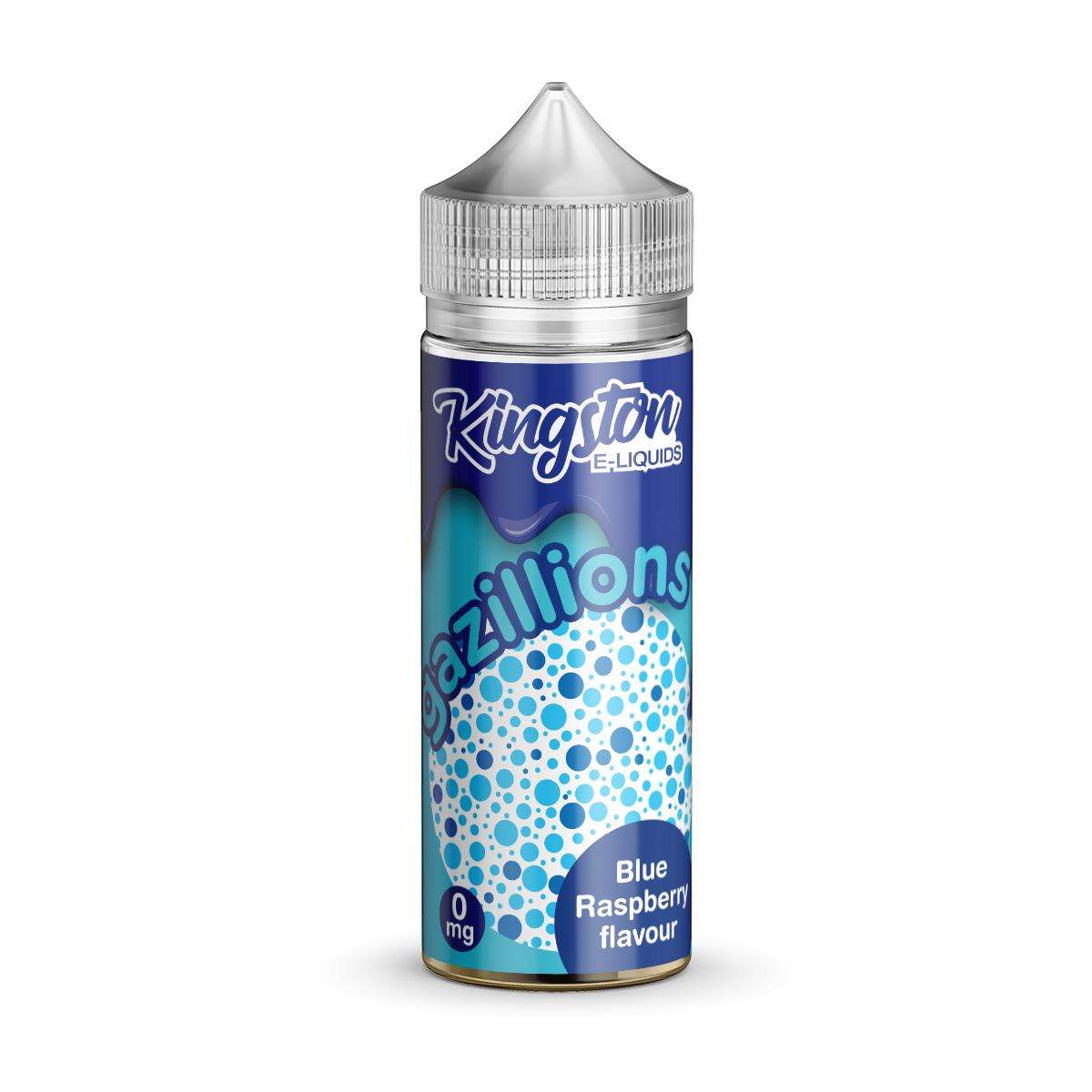 Gazillions - Blue Raspberry Kingston 100ml Nicotine Free 0mg E Liquid VAPE Juice