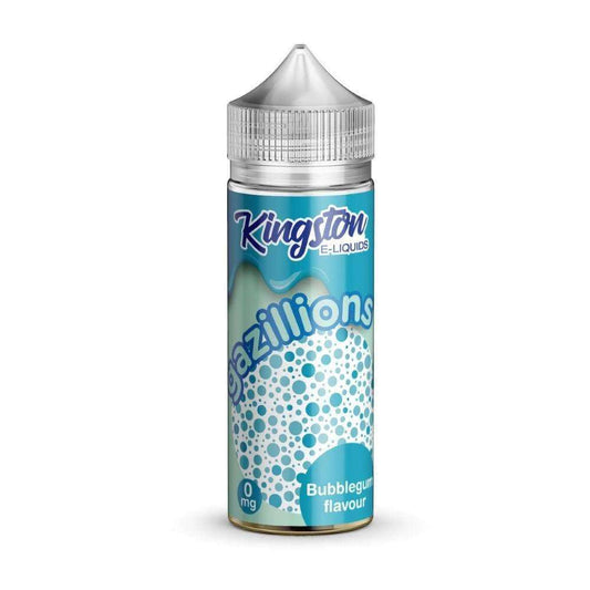 Gazillions - Bubblegum Kingston 100ml Nicotine Free 0mg E Liquid VAPE Juice