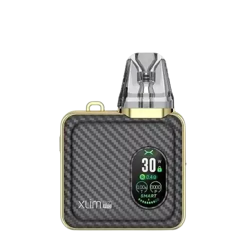 Gold Carbon Oxva Xlim SQ Pro Pod Kit 30W 1200mAh