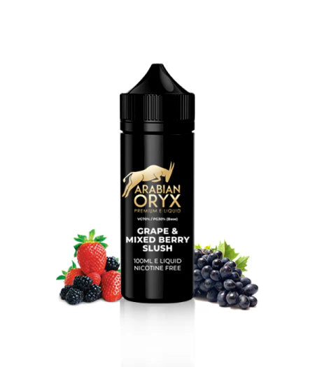 Grape & Mixed Berry Slush ARABIAN ORYX E Liquid 100ML | Premium 0mg Juice