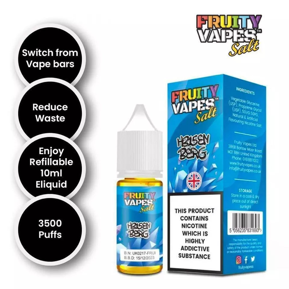 Heisen Berg Fruity Nic Salt Vape 10mg/20mg - 50/50 VG/PG Juice