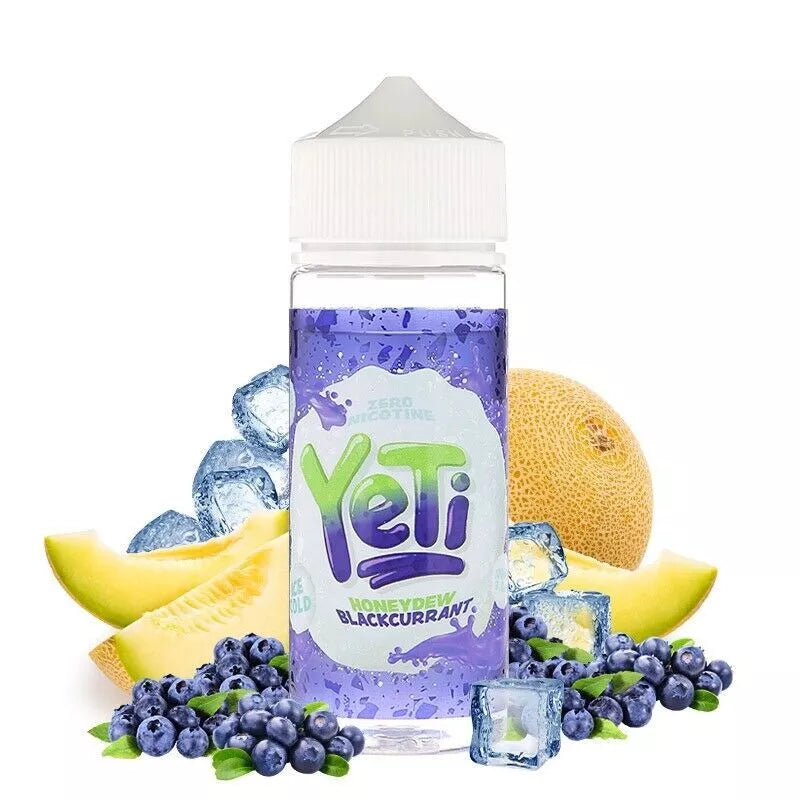 Honeydew Blackcurrant YETI 100ML E-Liquid - Fruity Ice Cold Series 70VG/30PG 0mg/ml