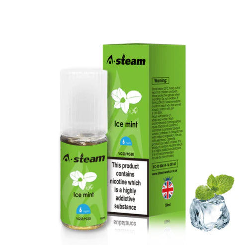 Ice Mint A-Steam 10ml Premium Vape Juice Variety Pack (10x)