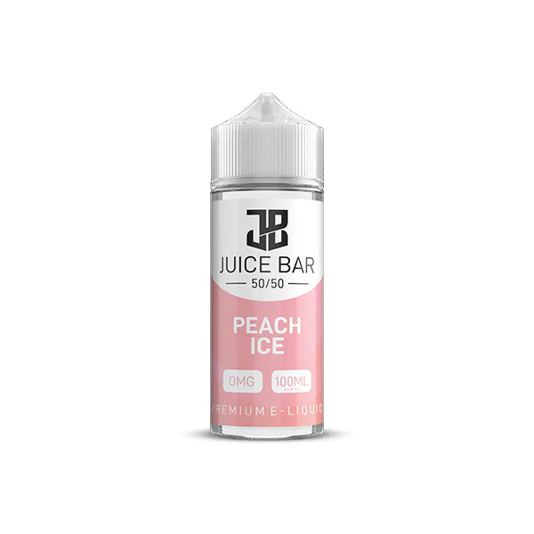 Juice Bar 50/50 E-Liquid 100ml Vape Juice - Zero mg (0mg), 50VG/50PG, All Flavours