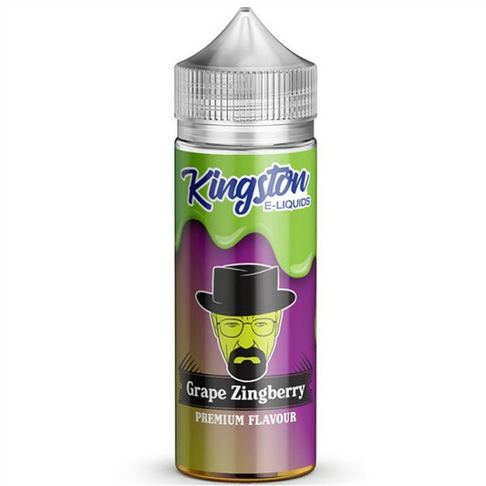 Kingston - Grape Zingberry Kingston 100ml Nicotine Free 0mg E Liquid VAPE Juice