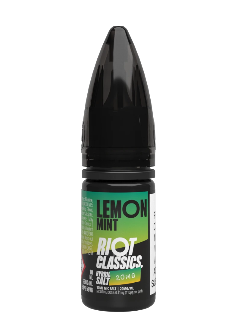 Lemon Mint Riot Squad Punx Nic Salts 10ml - 5mg/10mg/20mg