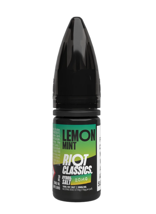 Lemon Mint Riot Squad Punx Nic Salts 10ml - 5mg/10mg/20mg