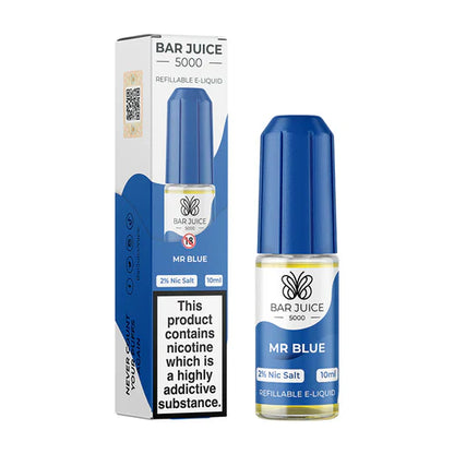 Bar Juice 5000 Mr Blue Nic Salt Vape juice 10ml