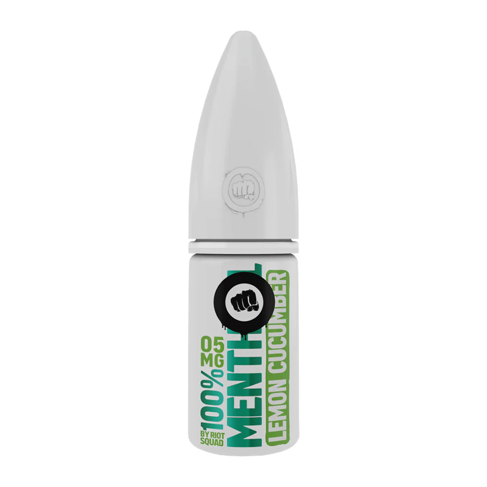 Menthol Series Lemon Cucumber Riot Squad Punx Nic Salts 10ml - 5mg/10mg/20mg