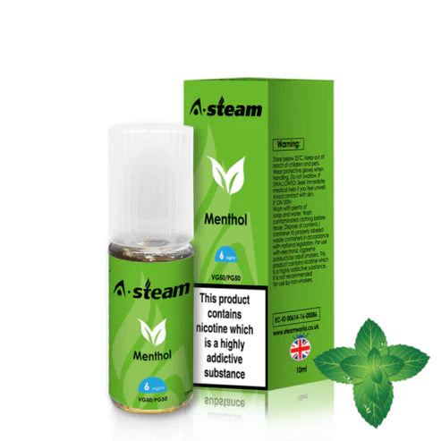 Menthol A-Steam 10ml Premium Vape Juice Variety Pack (10x)