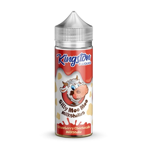 Milkshake - Strawberry Cheesecake Kingston 100ml Nicotine Free 0mg E Liquid VAPE Juice