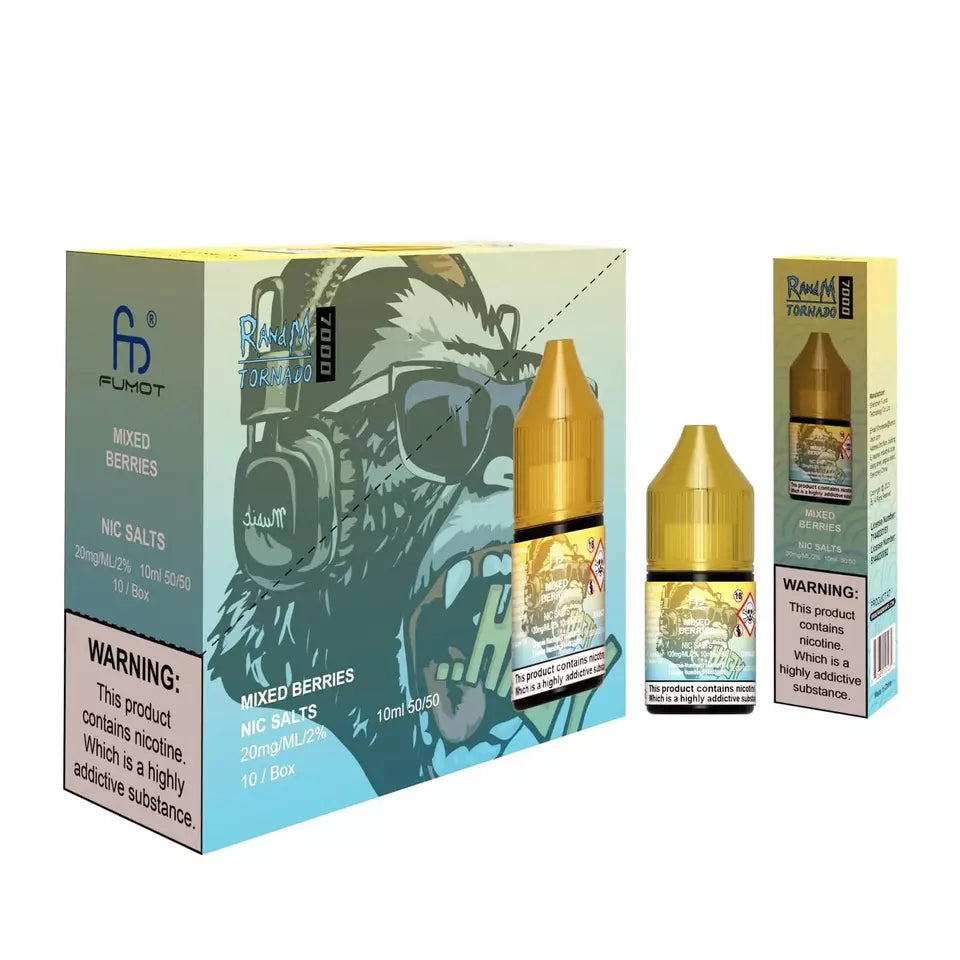 R AND M Nic Salt 10ml  50/50 VG/PG 10mg | 20mg- All Flavour